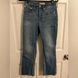 Madewell Cali Demi Boot Jeans, size 26
